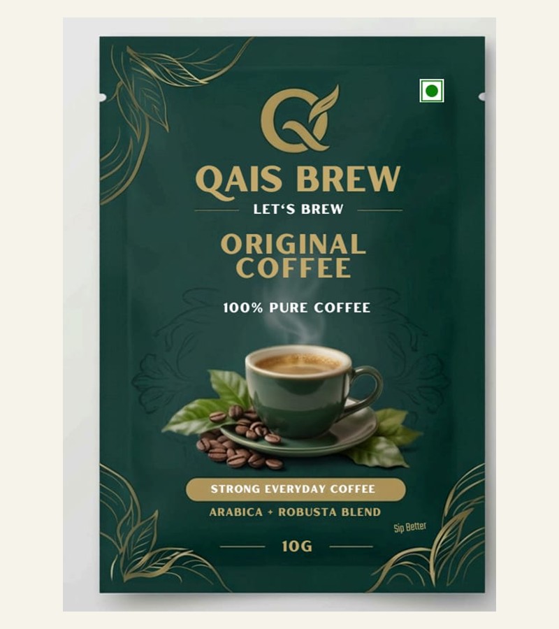 Qais Brew Strong Coffee package